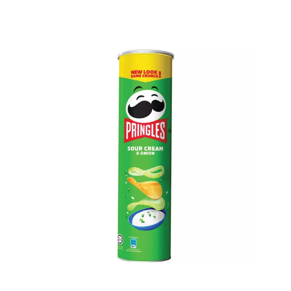 Pringles Potato Chips Sour Cream & Onion 158 gm