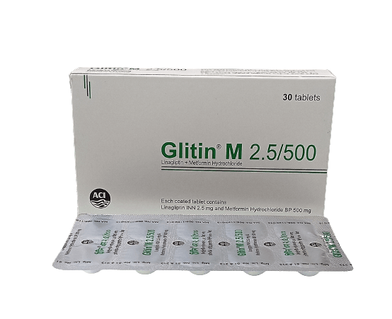 Glitin M 500 Tablet - (2.5mg+500mg)