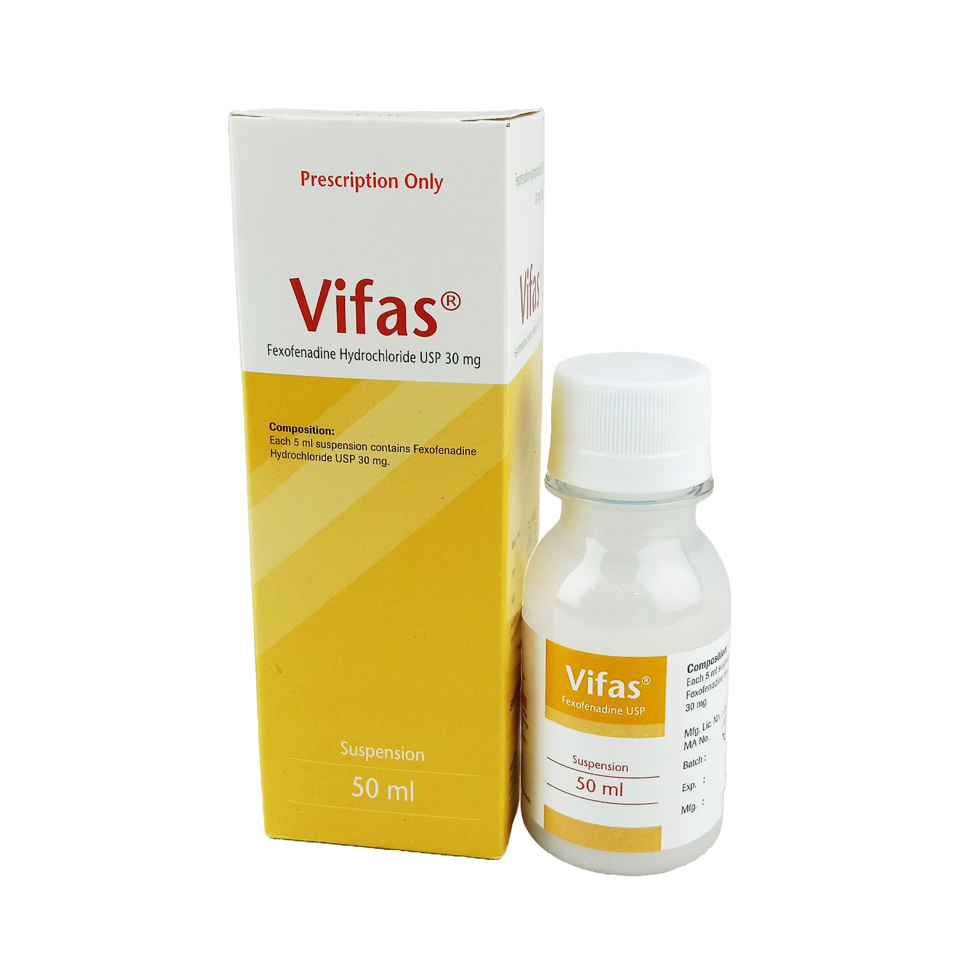 Vifas Suspension - (30mg/5ml)