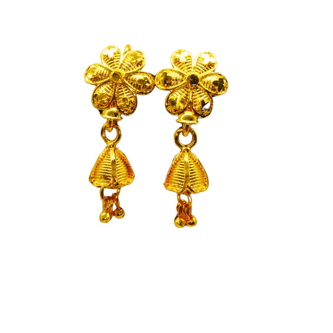 Gold Plated Earrings For Women-small size- E60