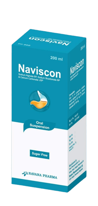 Naviscon Suspension - (500mg+267mg+160mg/10ml)