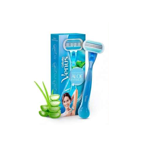 Venus Hair Removal Razor for Women with Aloe Vera