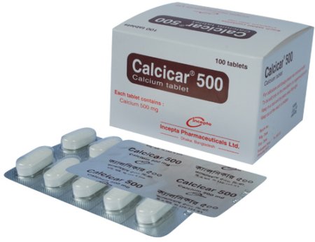 Calcicar 500 Tablet - (500mg)