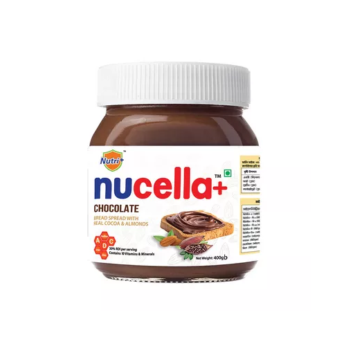 Nucella+ Chocolate Bread Spread Cocoa & Almond 400 gm