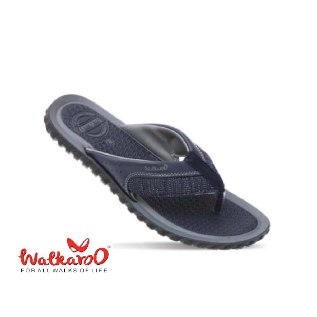 Walkaroo Stylish and comfortable 13111 Blue flip-flop