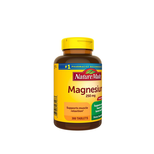 Nature Made Magnesium Oxide 250 Mg, Dietary Supplement For Muscle, Heart, Bone And Nerve Health Support