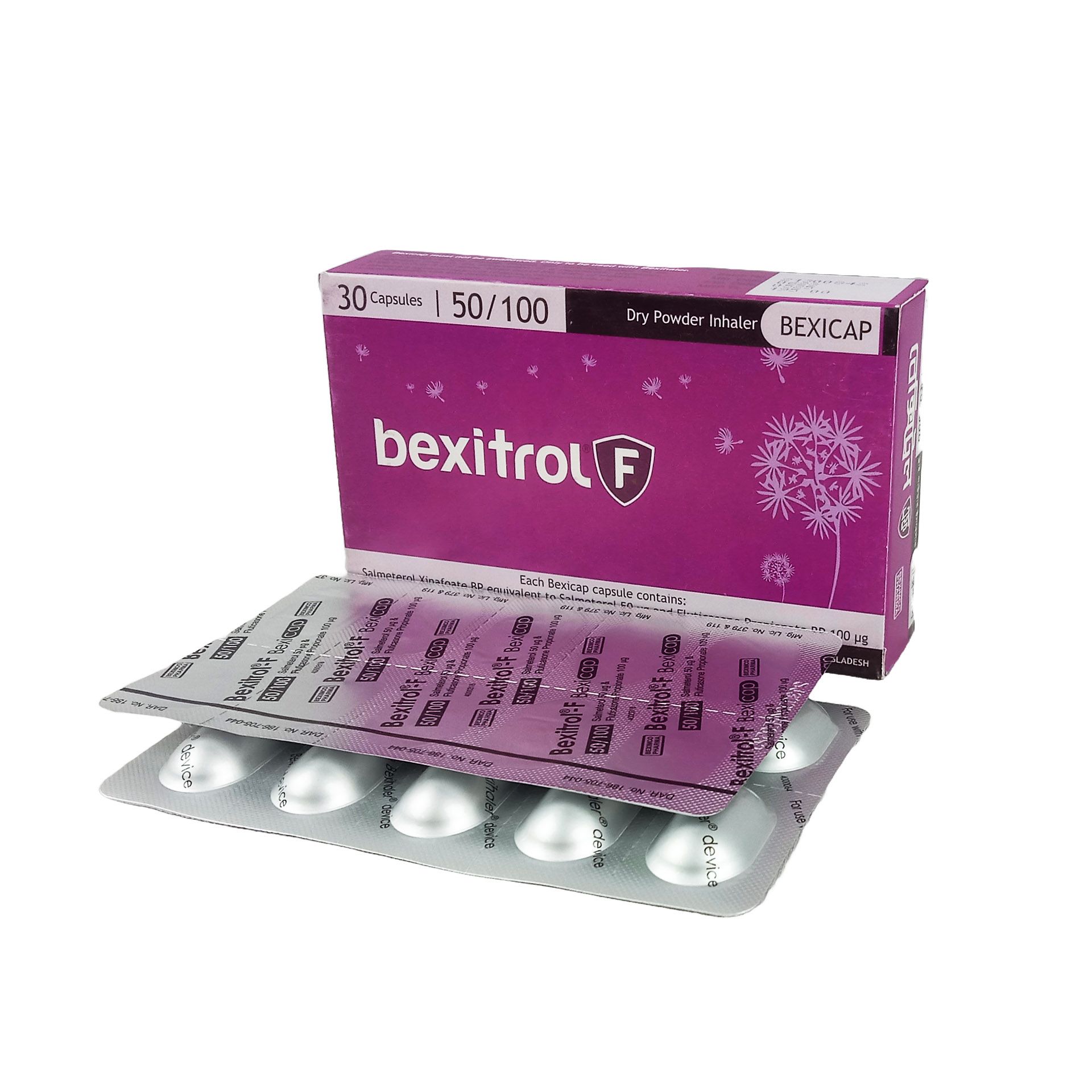 Bexitrol F 50/100 Bexicap Inhalation Capsule - (50mcg+100mcg)