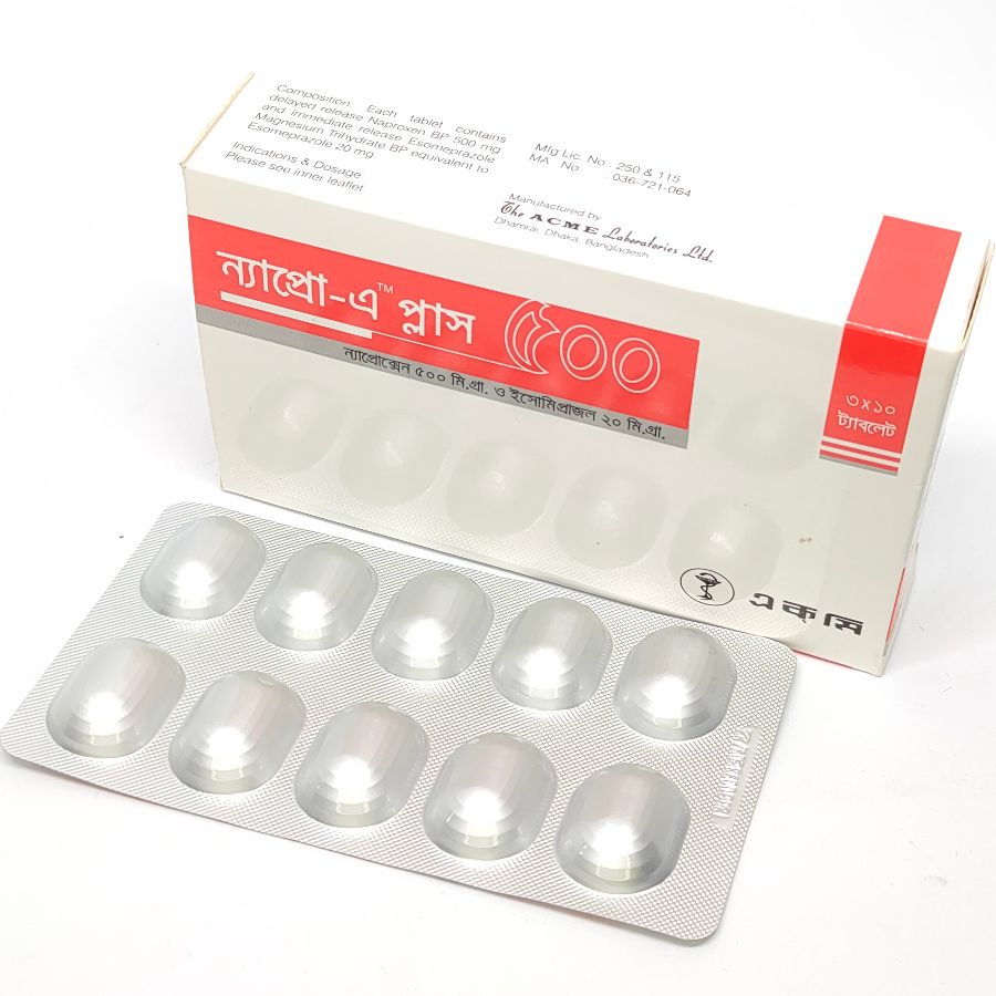 Napro-A Plus 500 Tablet - (20mg+500mg)