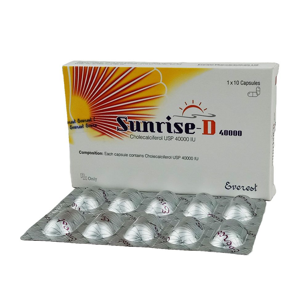Sunrise-D 40000 Capsule - (40000IU)