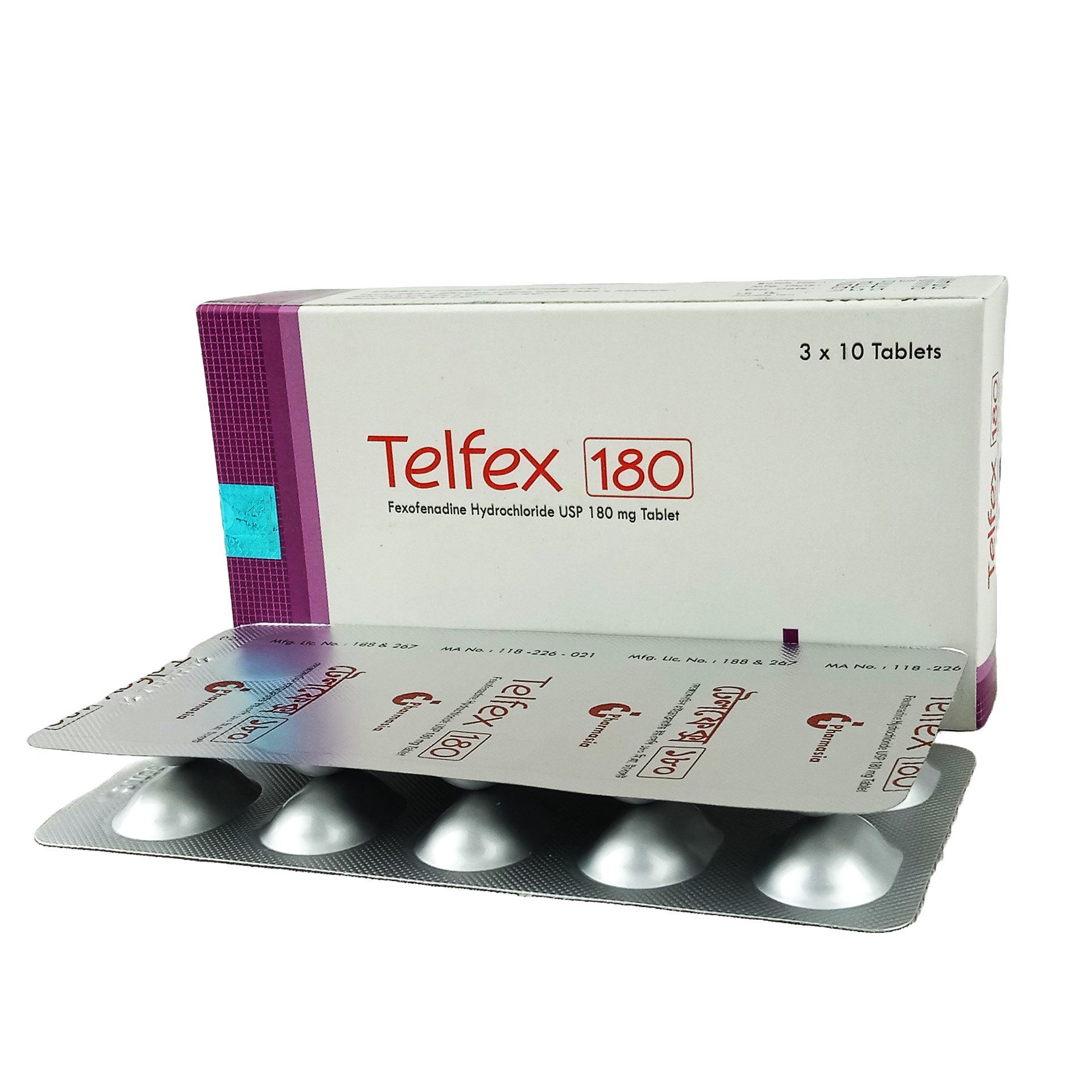 Telfex 180 tablet - (180mg)