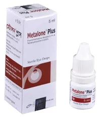 Metalone Plus Eye Drop - (0.1%+0.025%)