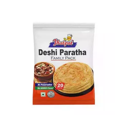 Jhatpot Deshi Paratha Family Pack 1300 gm 20 pcs