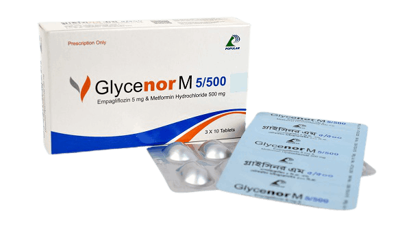 Glycenor M 5/500 Tablet - (5mg+500mg)