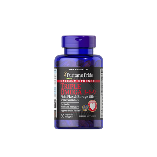 Puitan's Pride Triple Omega 3-6-9 Fish Flax & Borage Oils