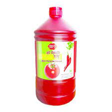 Pran Hot Tomato Sauce - 1000gm Plastic Jar