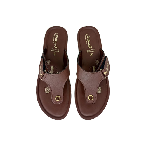 Walkaroo Chocolate Color Sandal For Ladies