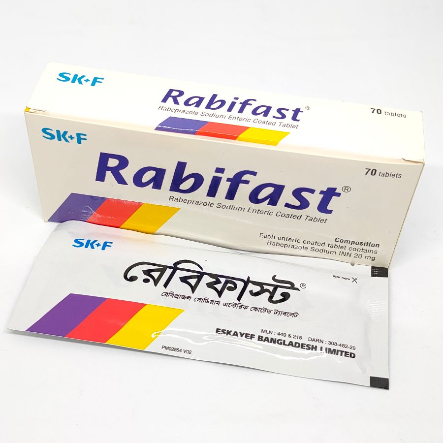 Rabifast Tablet - (20mg) - 1 strip