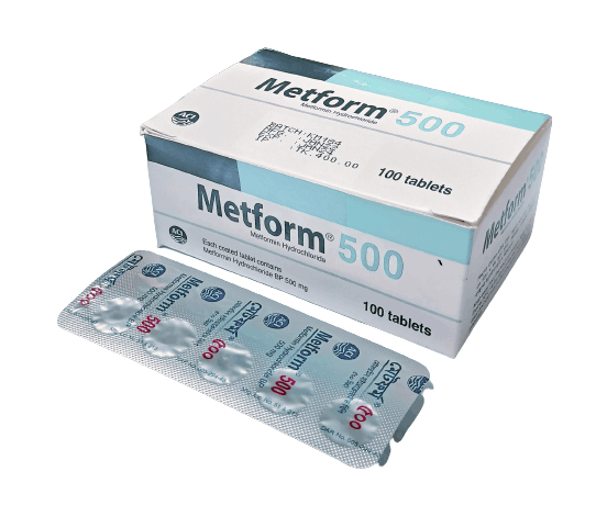 Metform 500 Tablet - (500mg)