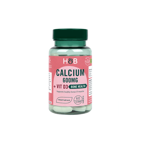 Holland & Barrett Calcium 600mg + Vit D3 60 Tablets