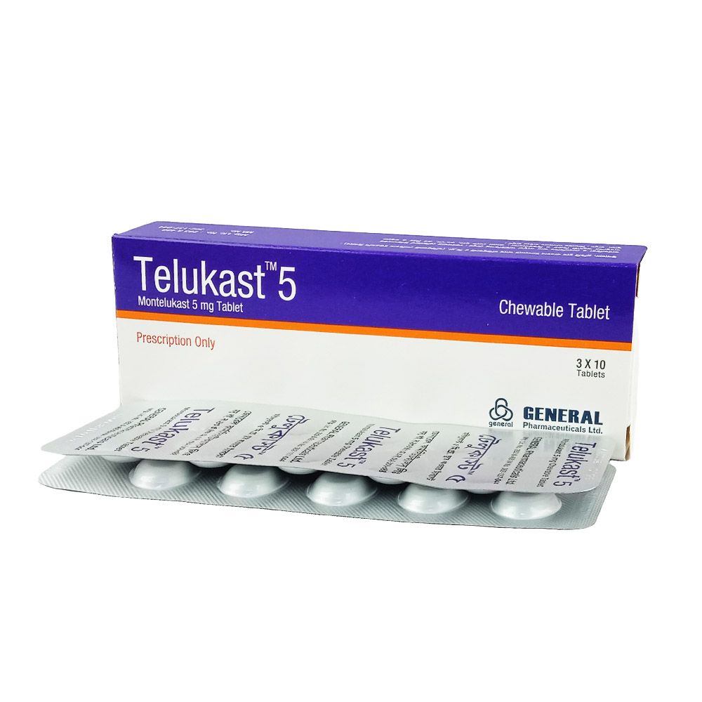 Telukast 5 Tablet - (5mg)