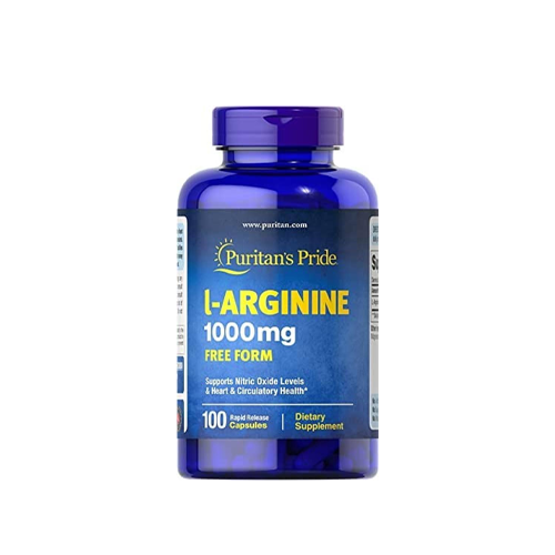 Puritan's Pride L-Arginine 1000mg 100 Capsules