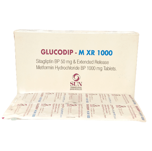 Glucodip M XR 1000 Tablet - (1000mg+50mg)
