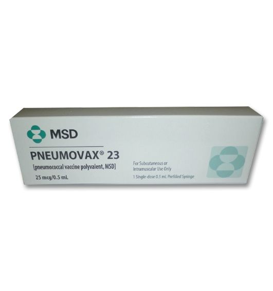 Pneumovax 23 Injection - (0.5ml)