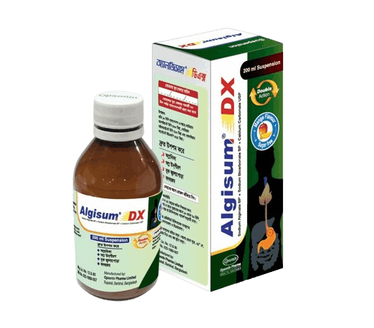 Algisum DX Suspension - (500mg+213mg+325mg/10ml)