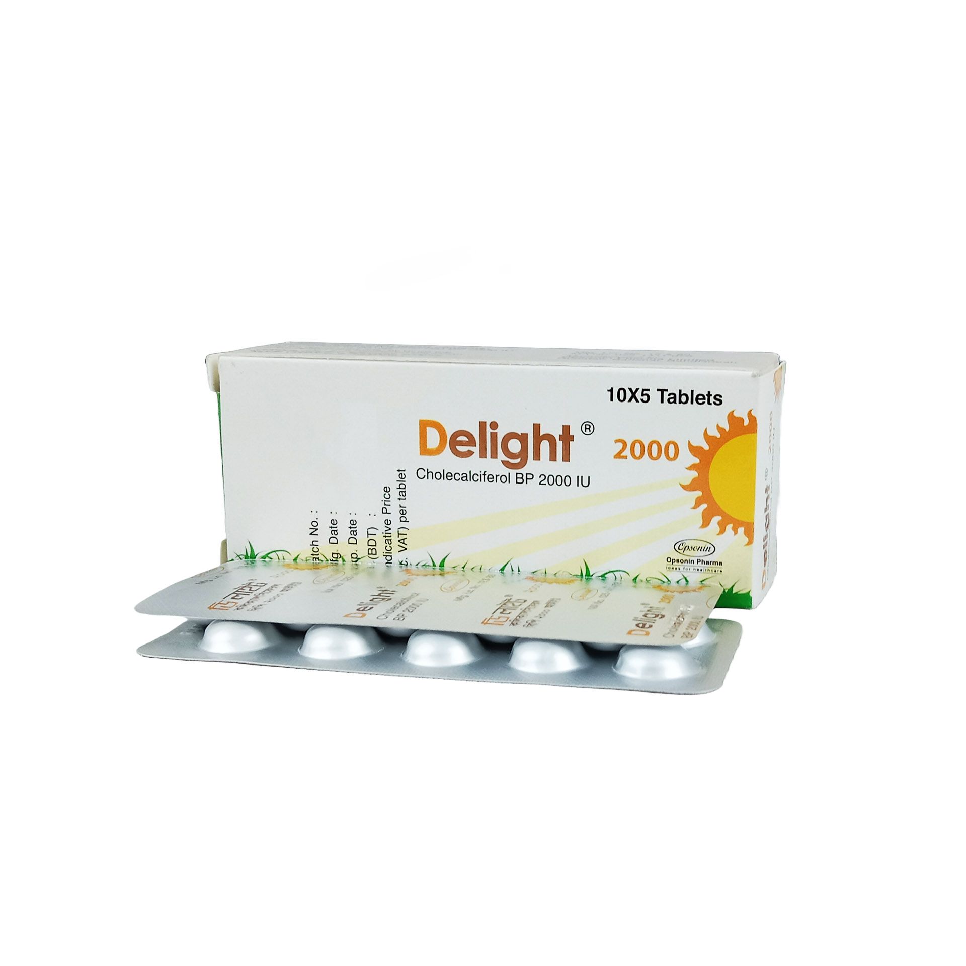Delight 2000 Tablet - (2000IU)