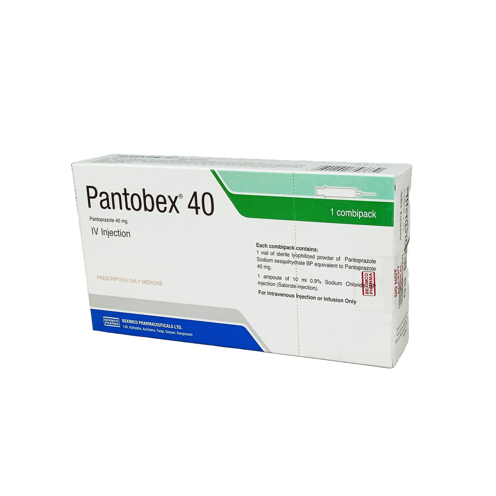 Pantobex IV Injection - (40mg/Vial)