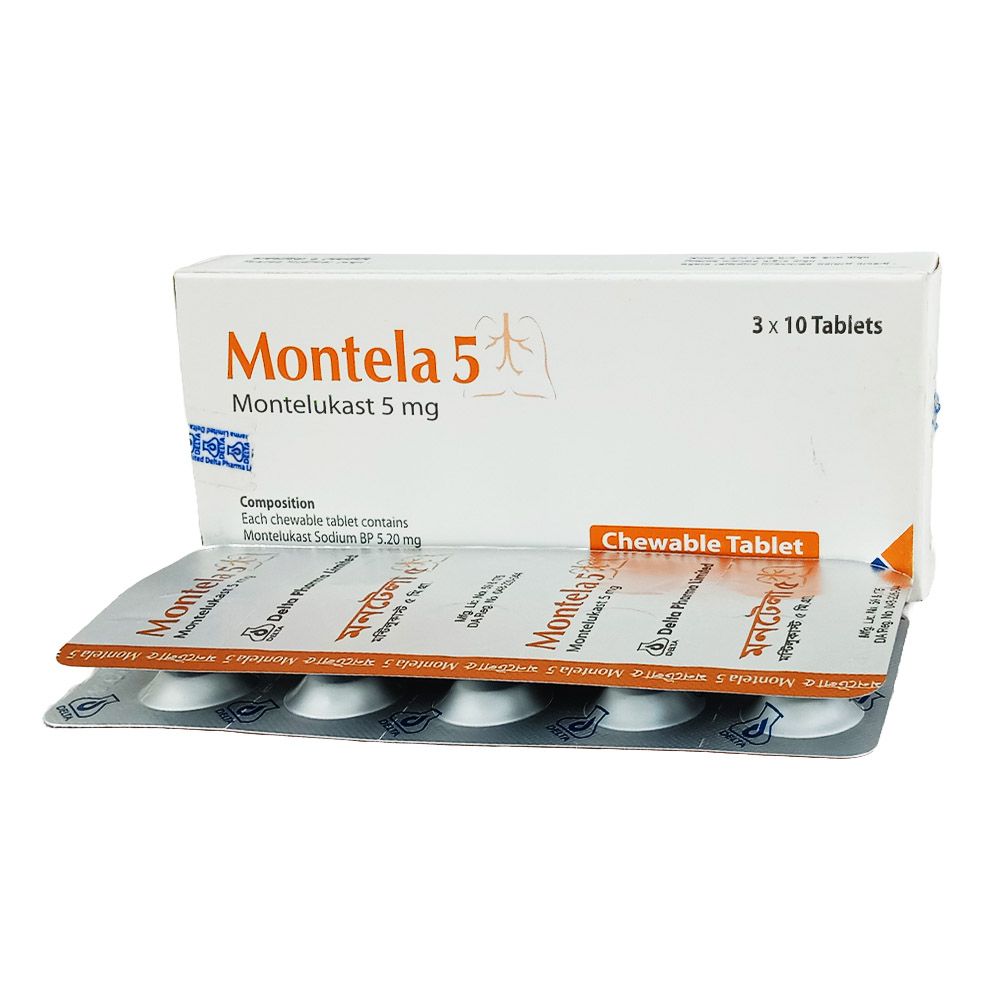 Montela 5 Tablet - (5mg)