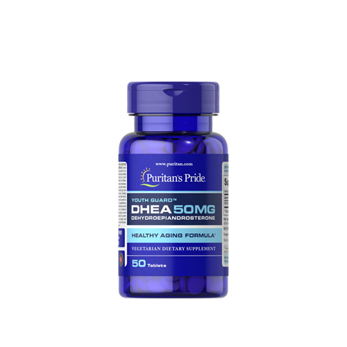 Puritan's Pride Youth Guard Dhea Healthy Aging Formula 50mg 50 Tablets