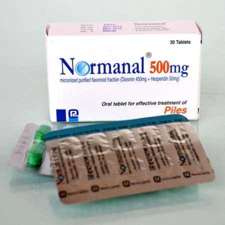 Normanal Tablet - (450mg+50mg) - 1 strip