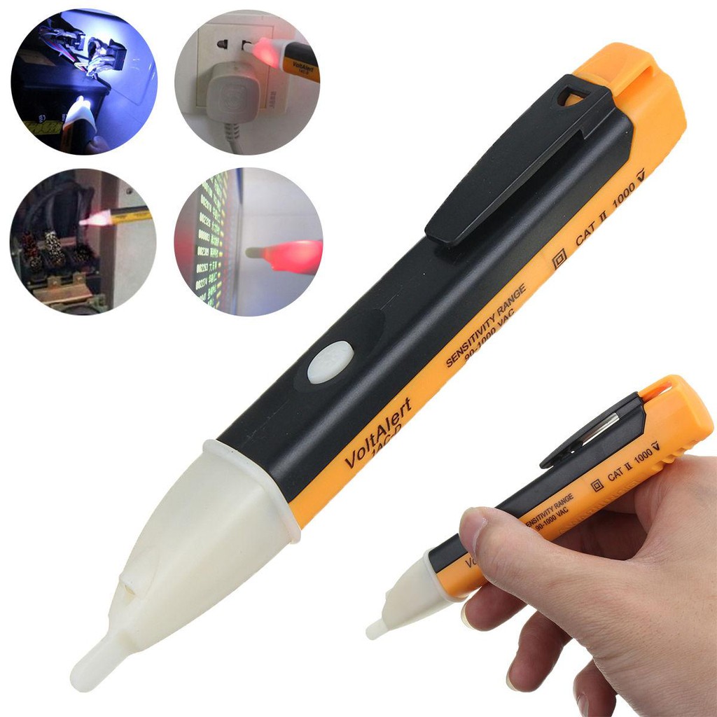 Voltage Tester Voltage Meter Non Contact Electric Voltage Power Detector Electrical Testing Pen Tester Multimeter Induction Test Pencil Analog Voltage Tester