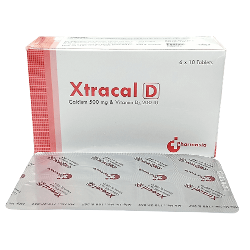 Xtracal-D Tablet - (500mg+200IU)