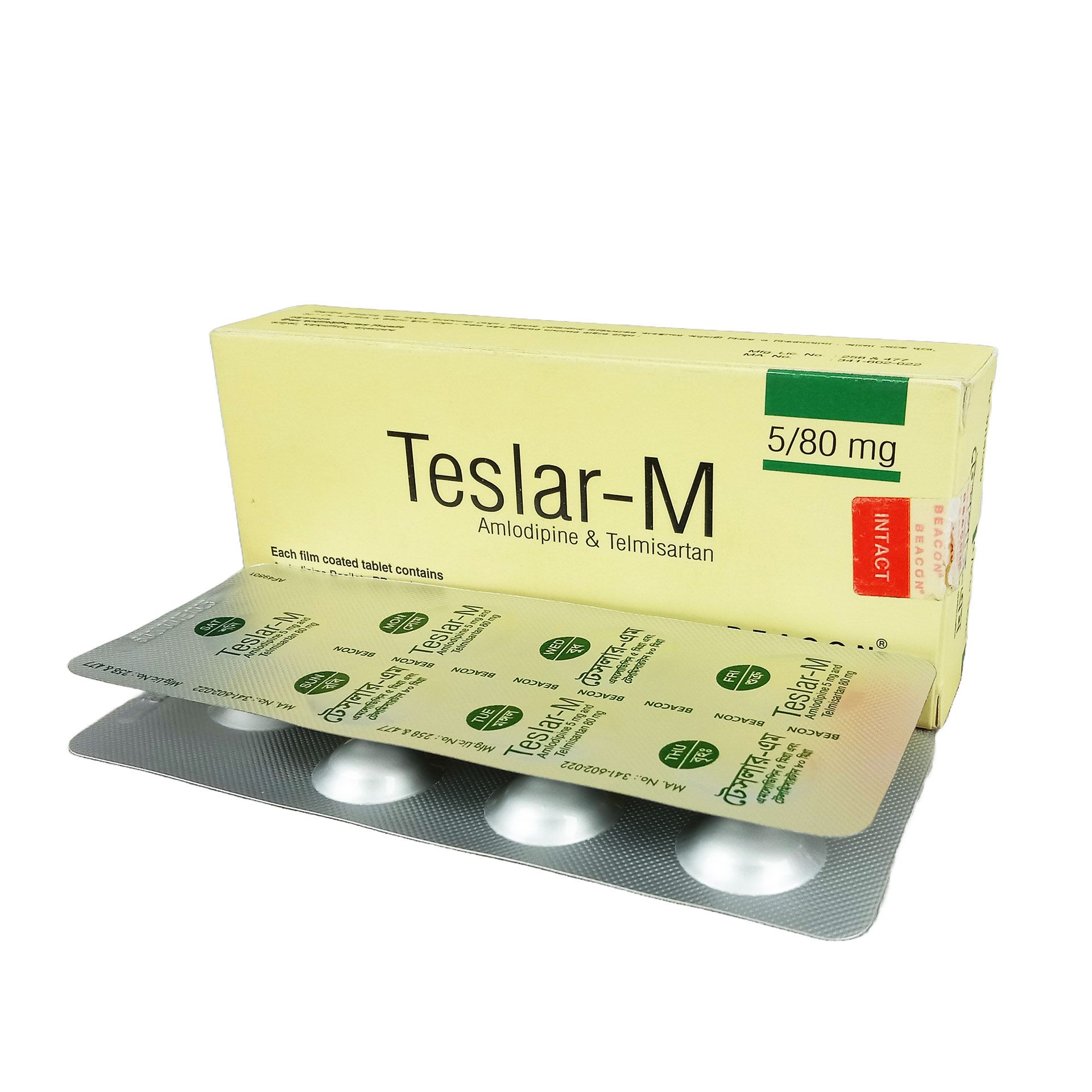 Teslar-M 5/80 Tablet - (5mg+80mg)