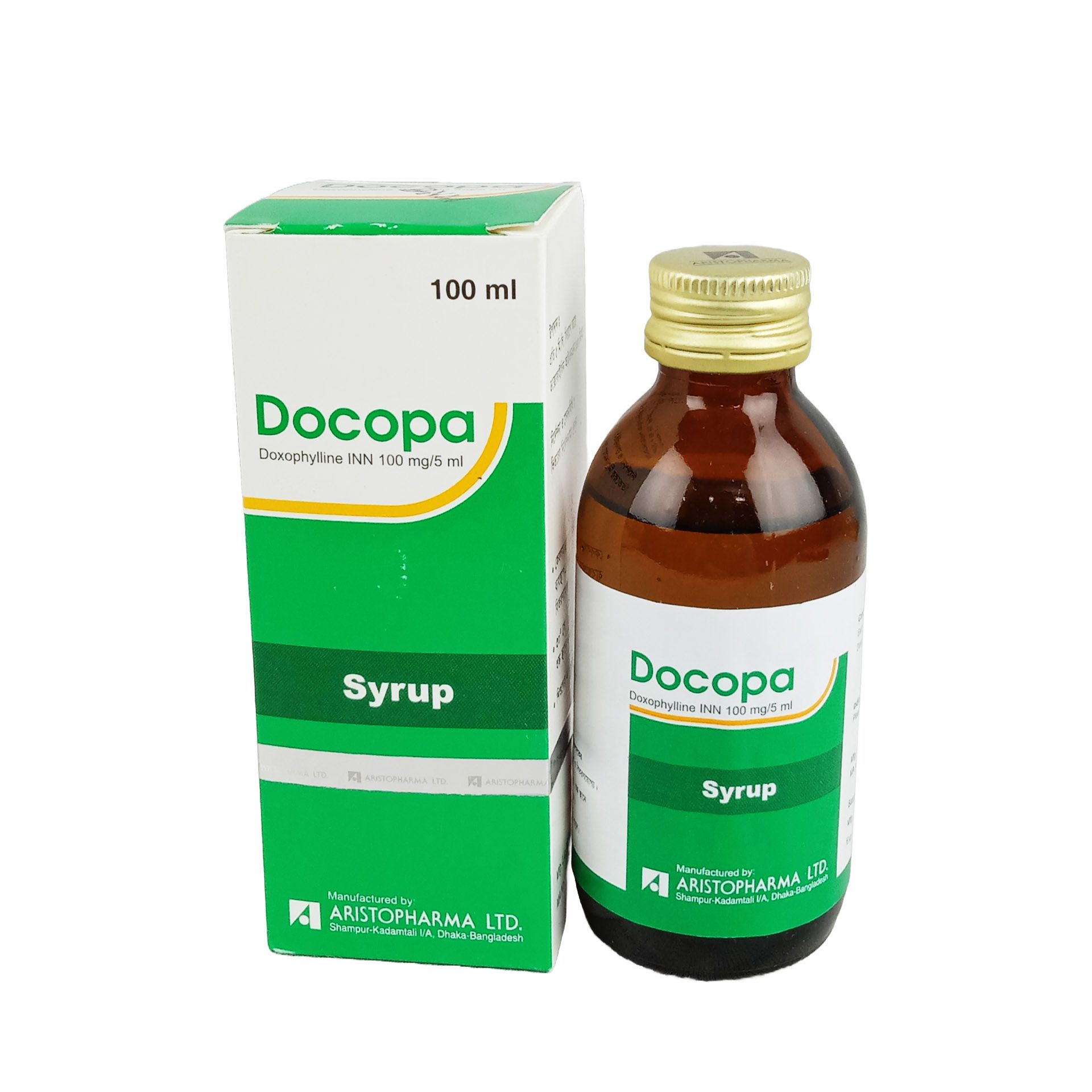 Docopa Syrup - (100mg/5ml)