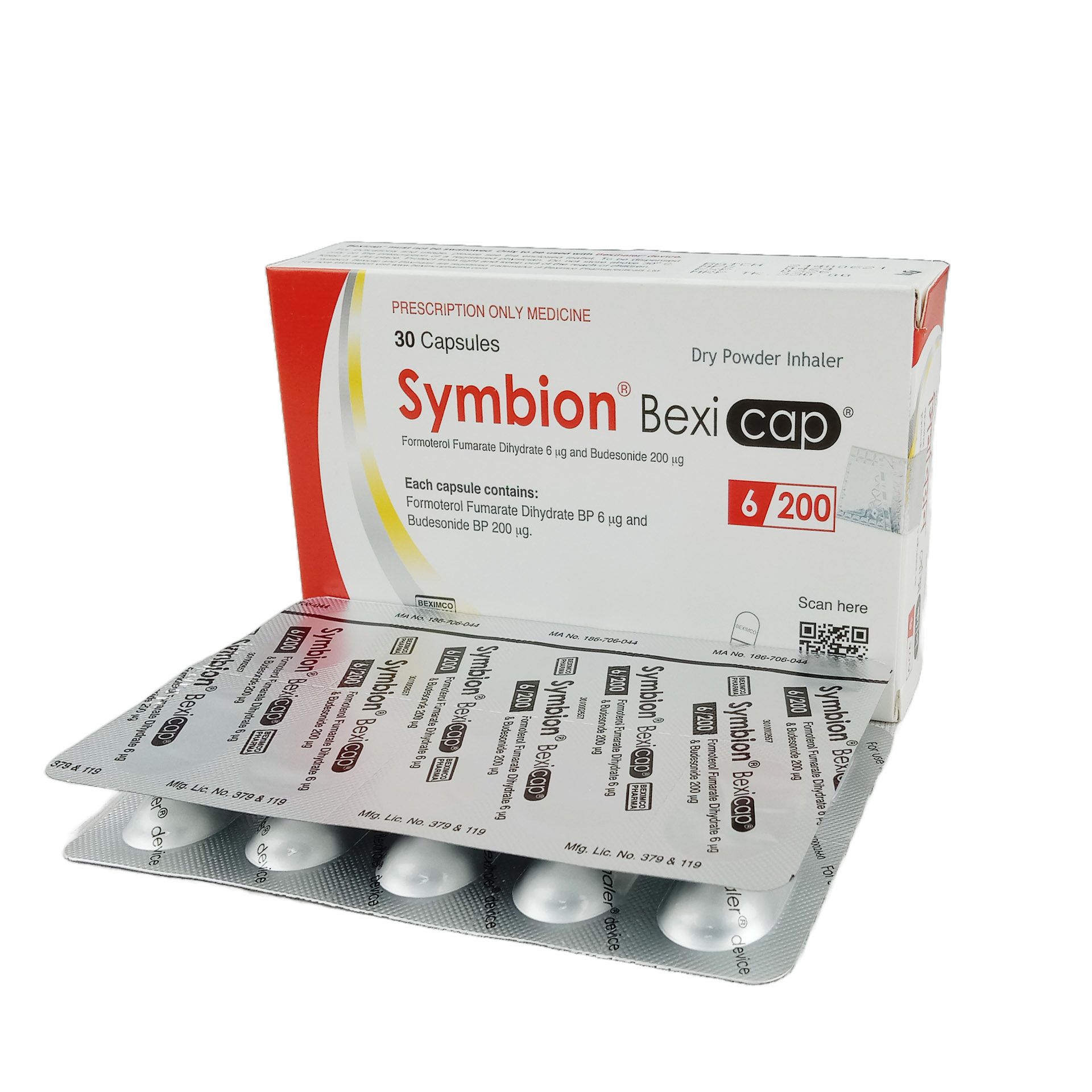 Symbion 6/200 Bexicap Capsule - (200mcg+6mcg)