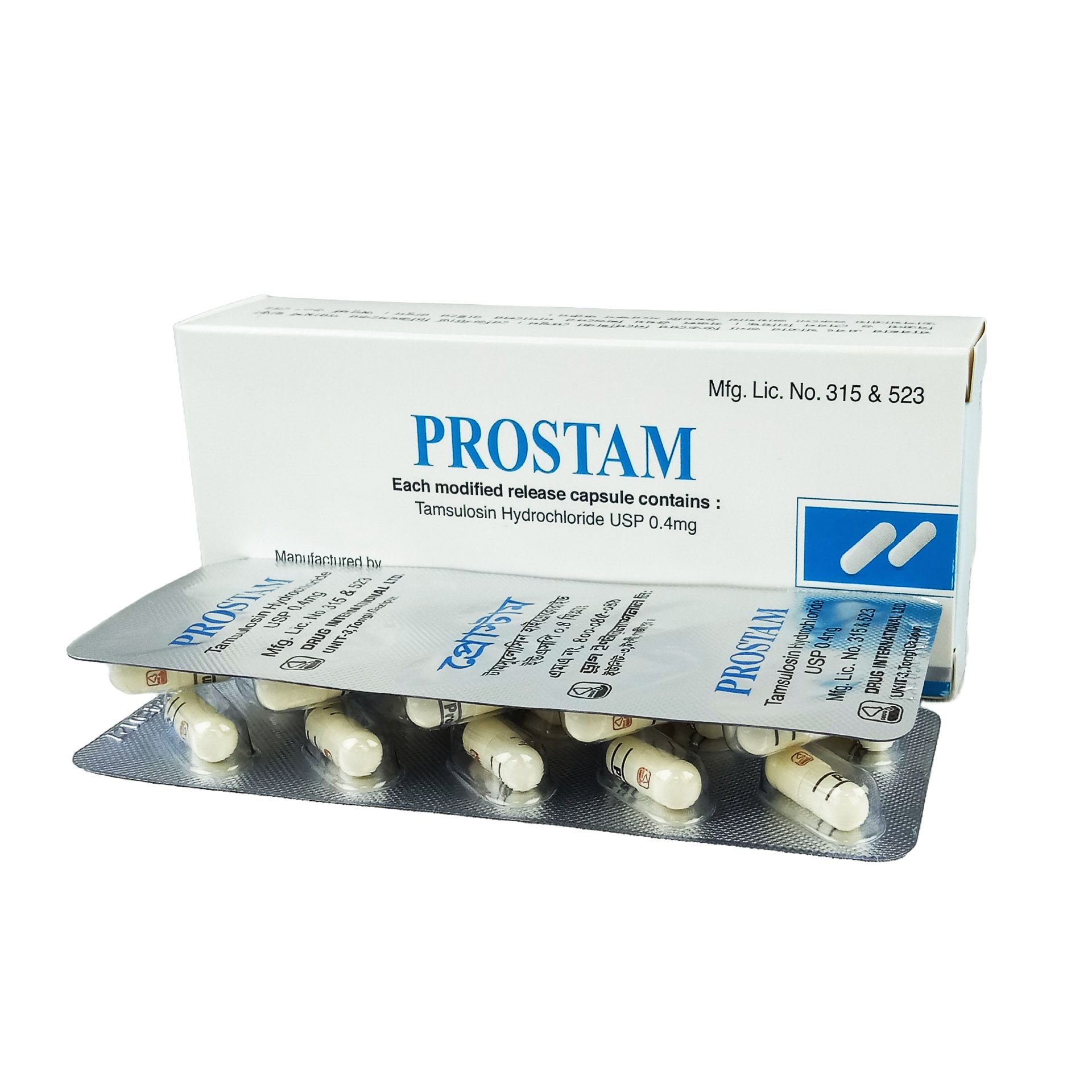 Prostam Capsule - (0.4mg) - 1 strip