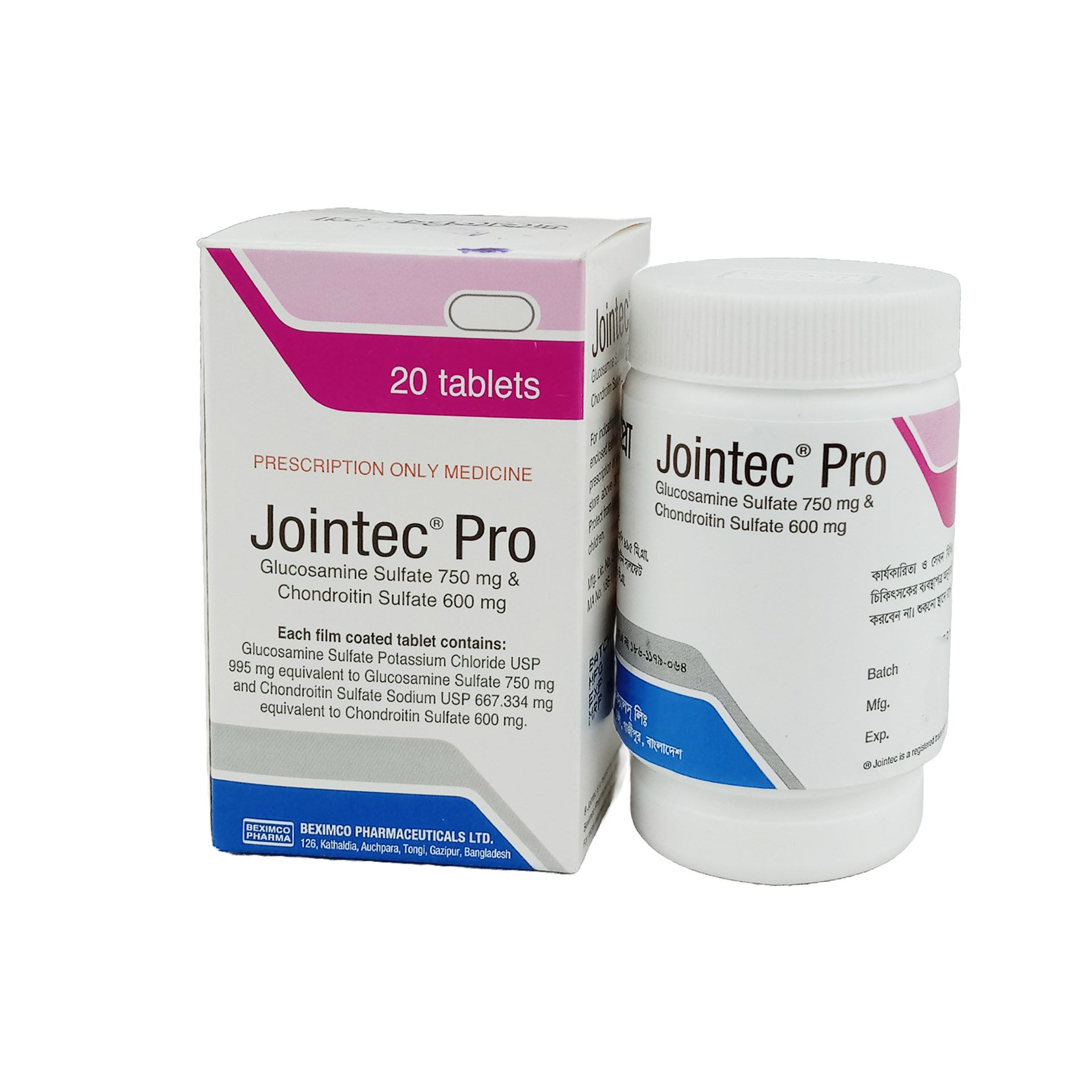 Jointec Pro Tablet - (750 Mg+600 Mg)