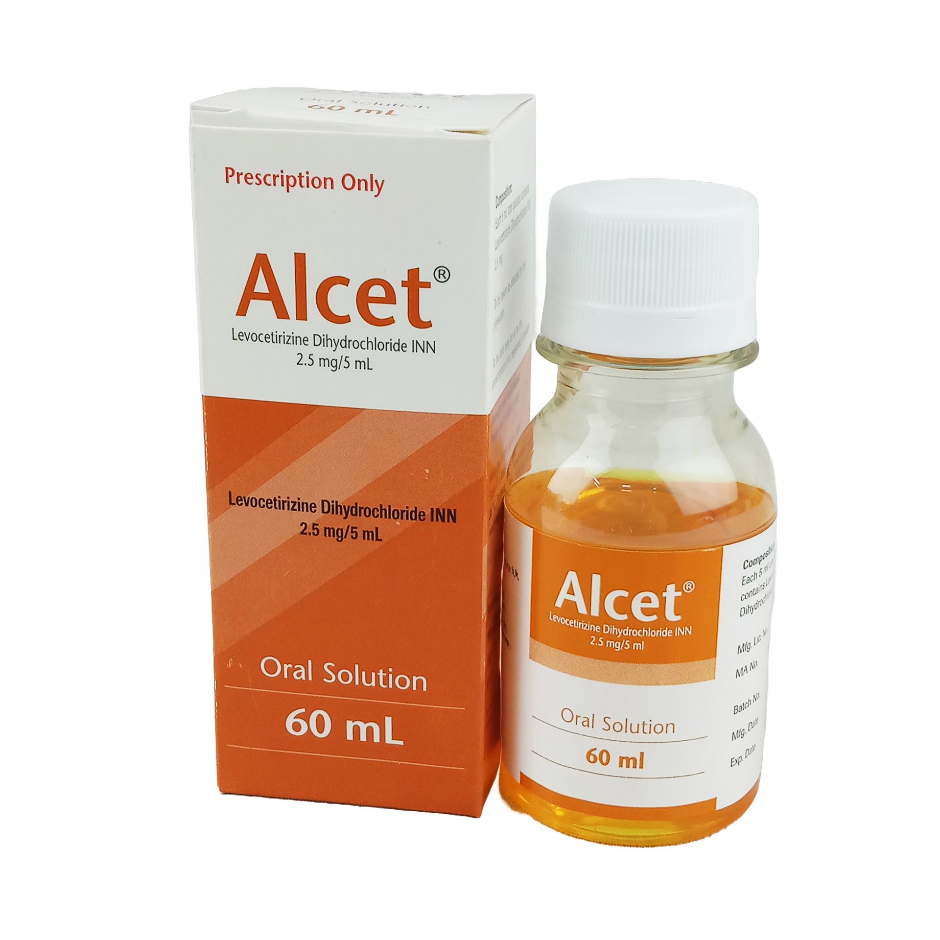 Alcet Oral Solution - (2.5mg/5ml)