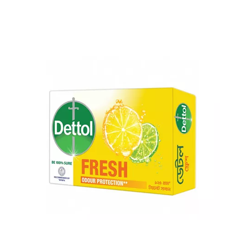 Dettol Soap Fresh Bathing Bar Soap With Odour Protection 75 gm