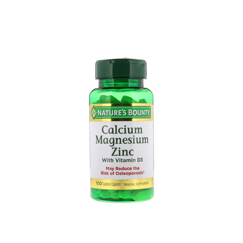 Nature’s Bounty Calcium Magnesium Zinc With Vitamin D3 100 Coated Caplets Caplet