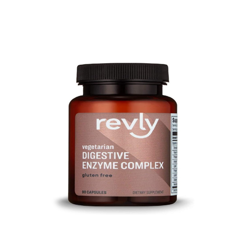 Revly Digestive Enzyme Complex, Supports Healthy Digestion, 45 Servings, 90 Count