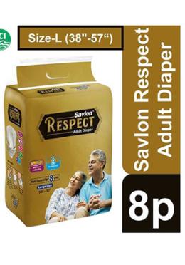 ACI Savlon Respect Adult Diaper L (38"-57") 8 pcs