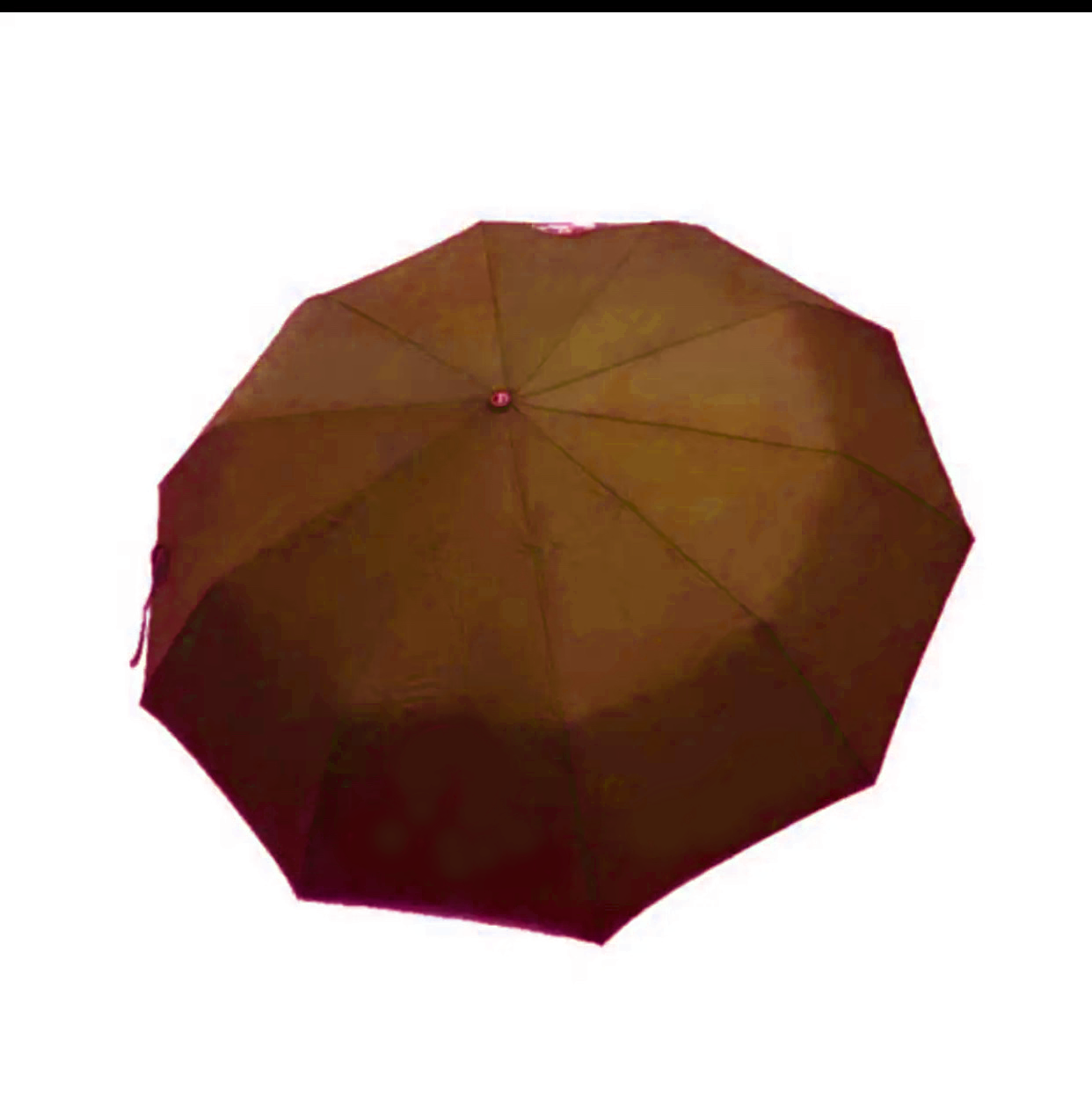 Shankar Auto Open 8 Spoke 2 fold Heavy duty Brown Umbrella