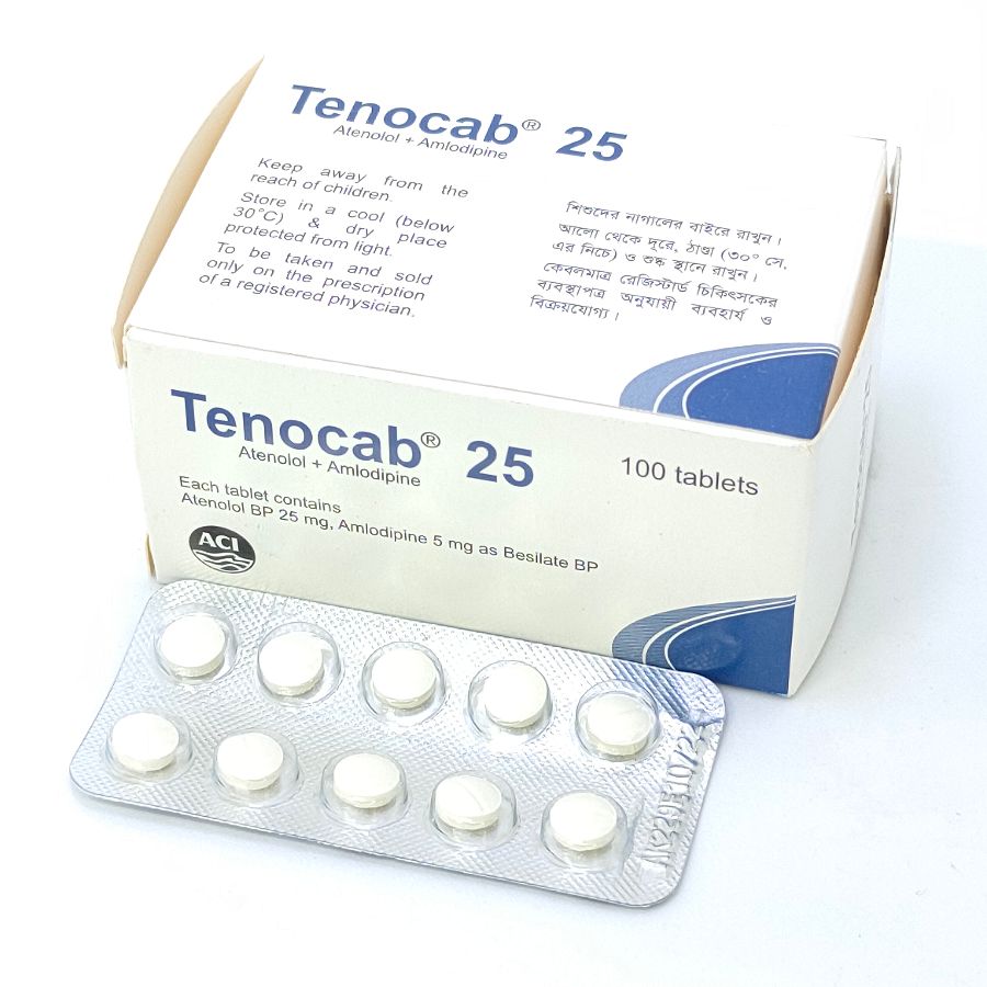 Tenocab 25 Tablet - (5mg+25mg)