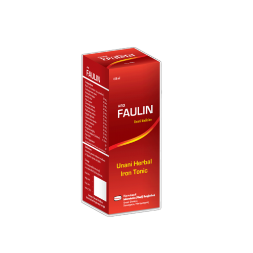 Arq Faulin Syrup-Unani Iron Tonic (450ml)