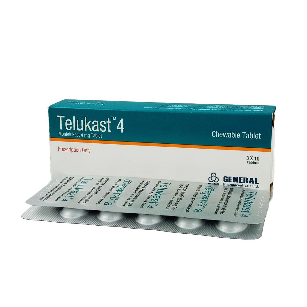 Telukast 4 Tablet - (4mg)