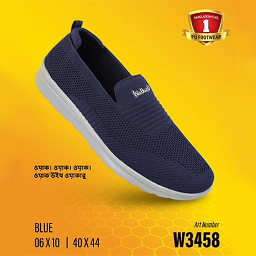 Walkaroo Blue color artificial Shoes for Men